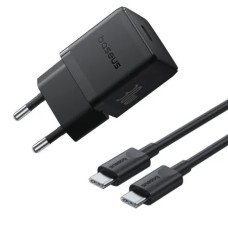 СЗУ-адаптер Baseus Palm 30W PD (1Type-C) + кабель Type-C - Type-C (Чёрный) P10111605113-01